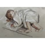 Robert Sargent Austin RA RE RWS (British 1895-1973): 'Sleeping Baby'