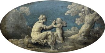 Circle of Jacob De Wit (Dutch 1695-1754): Aphrodite and Eros
