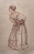 Sir William Russell Flint (Scottish 1880-1969): 'Clarissa' - Full Length Study