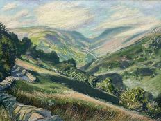 Deryck Stephen Crowther (Northern British 1922-2007): 'Cumbrian Fells - Head of Troutbeck Valley'