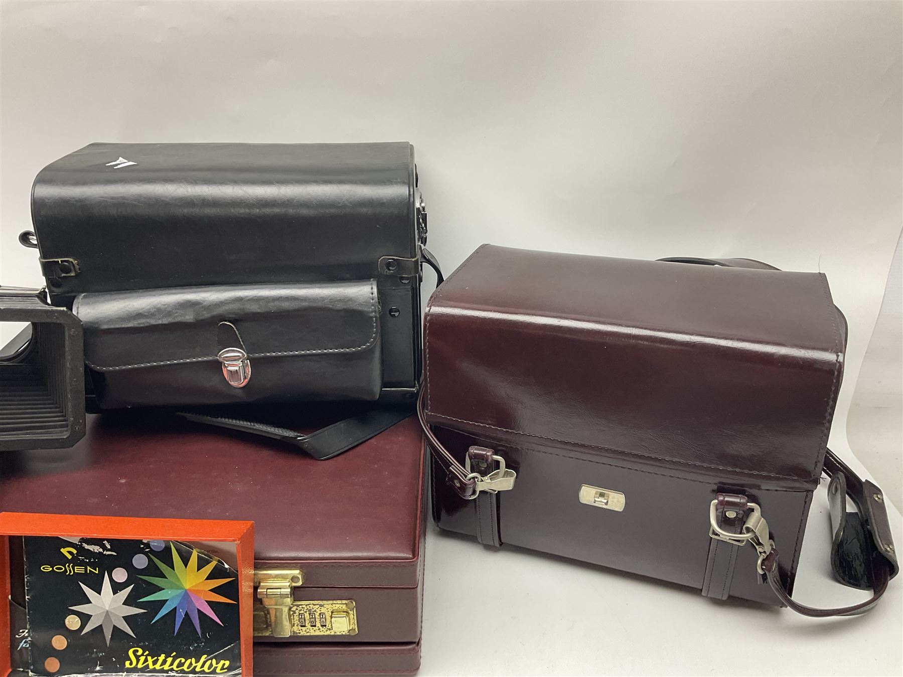Collection of leather camera cases - Image 6 of 9