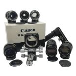 Collection of Canon lenses