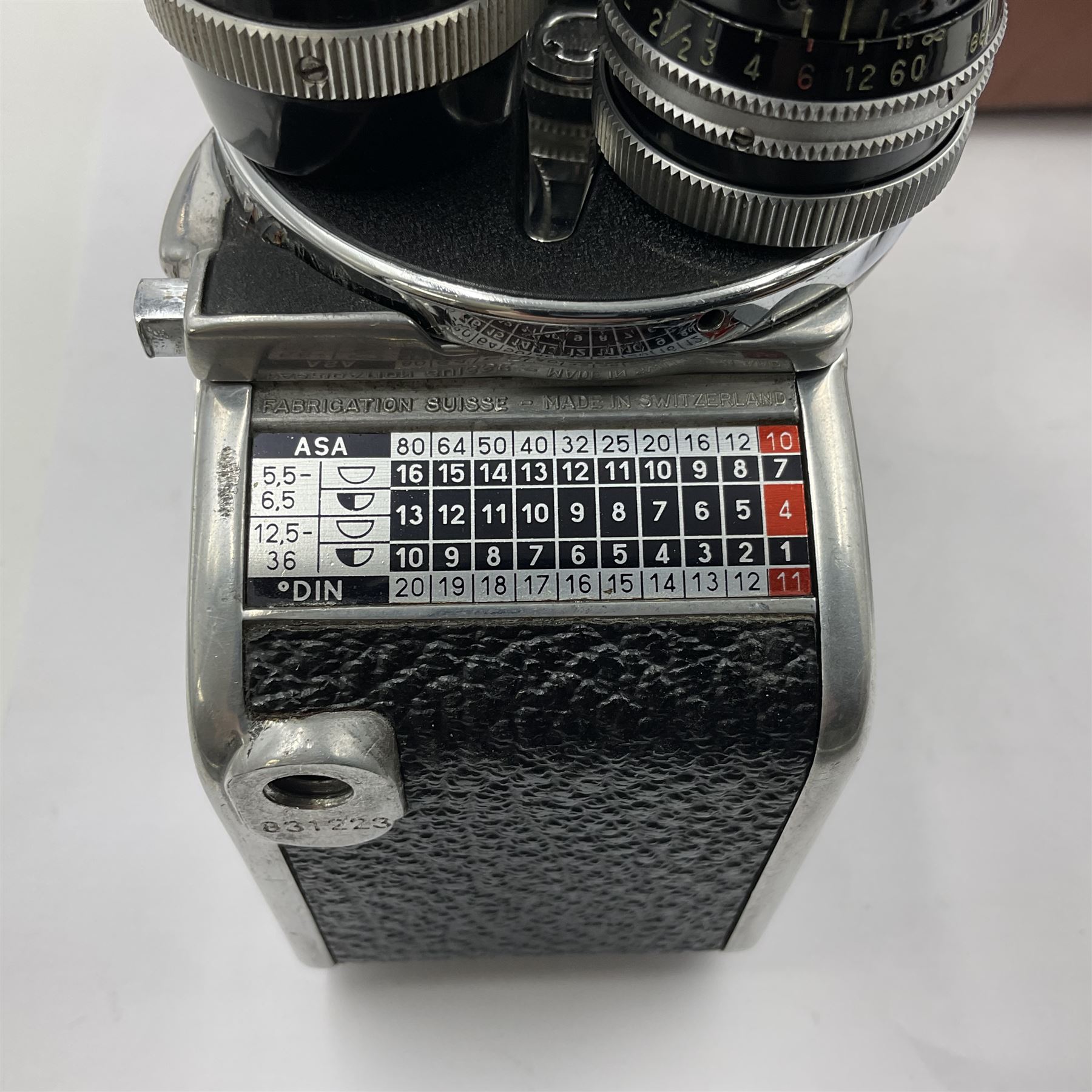 Paillard Bolex D8L STD 8mm cine camera body - Image 7 of 18