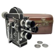 Paillard Bolex H8 RX4 cine camera body with turret for interchangeable lenses
