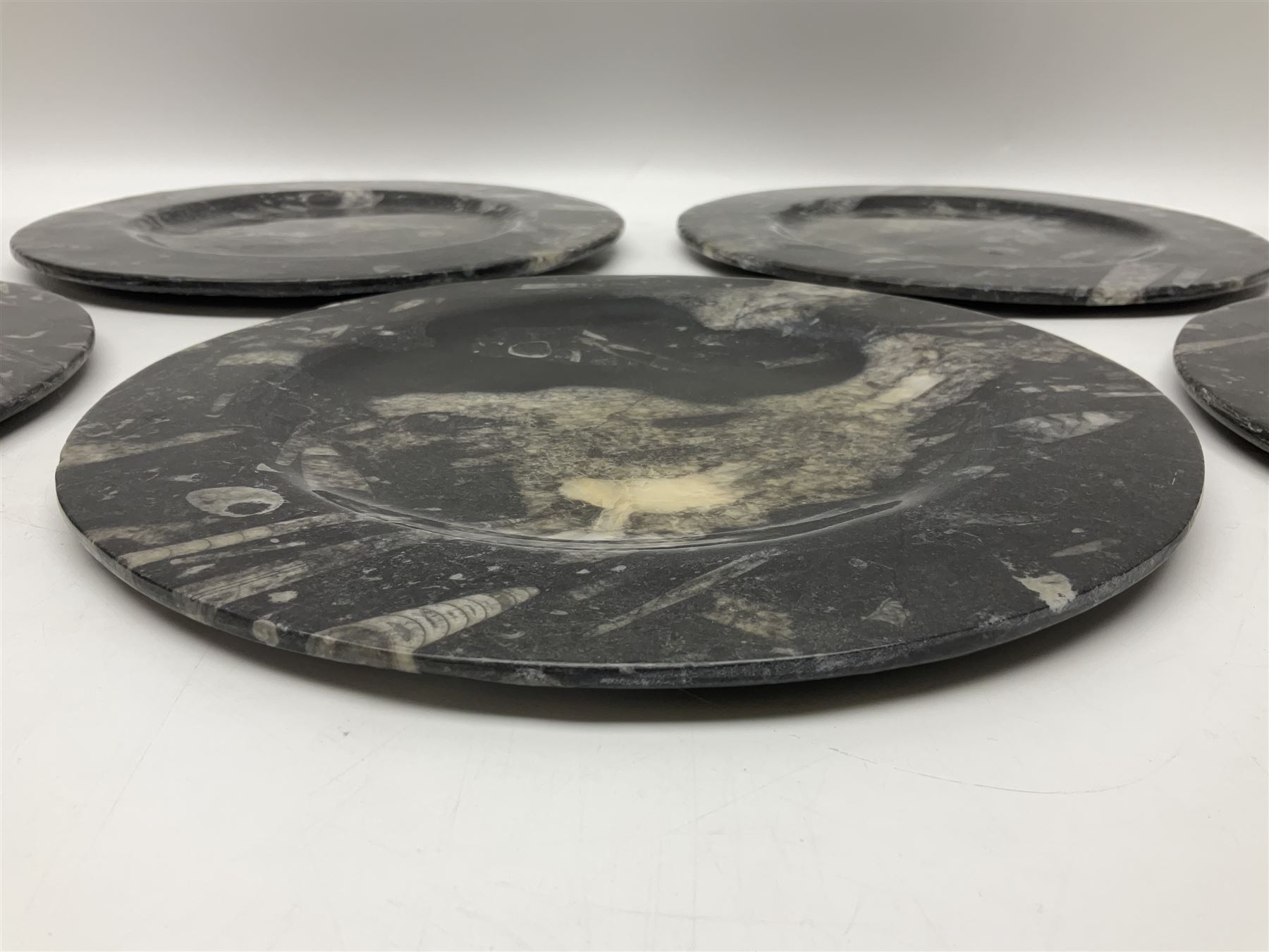 Five large circular plates - Image 10 of 24