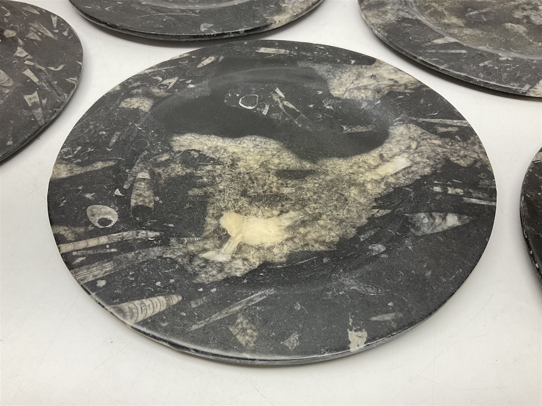 Five large circular plates - Image 6 of 24