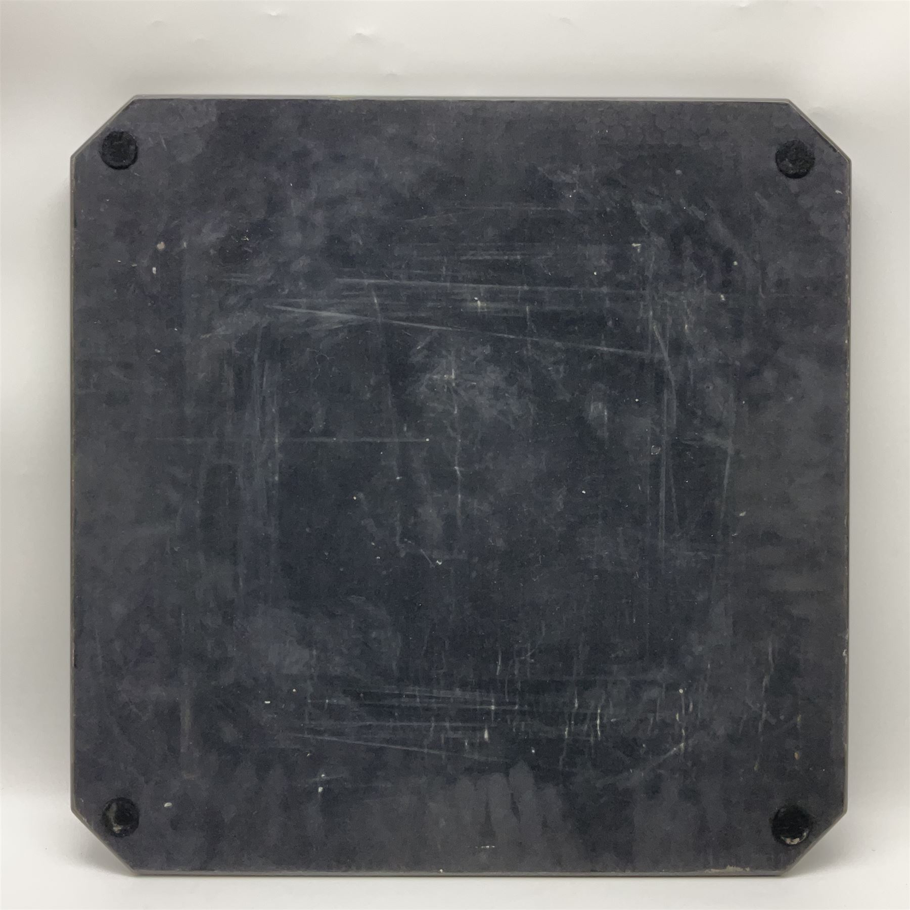 Square table with a specimen top comprised of assorted hardstones - Image 14 of 14