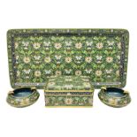 20th century Chinese cloisonne enamel smoking set