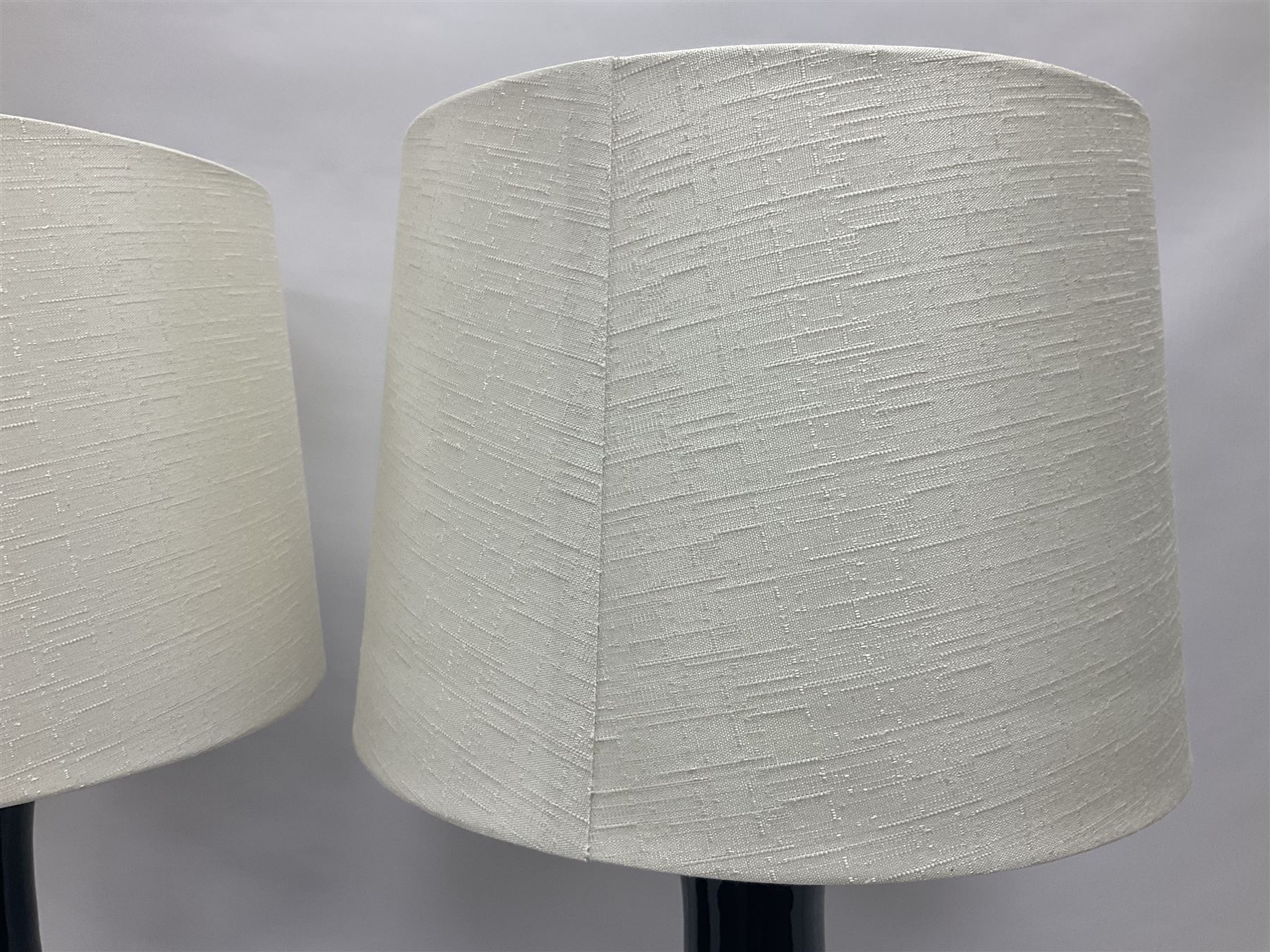 Pair of Chinese teal glazed table lamps - Image 9 of 12