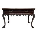 19th century Irish mahogany serving or side table