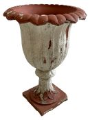 Early 20th century terracotta garden urn