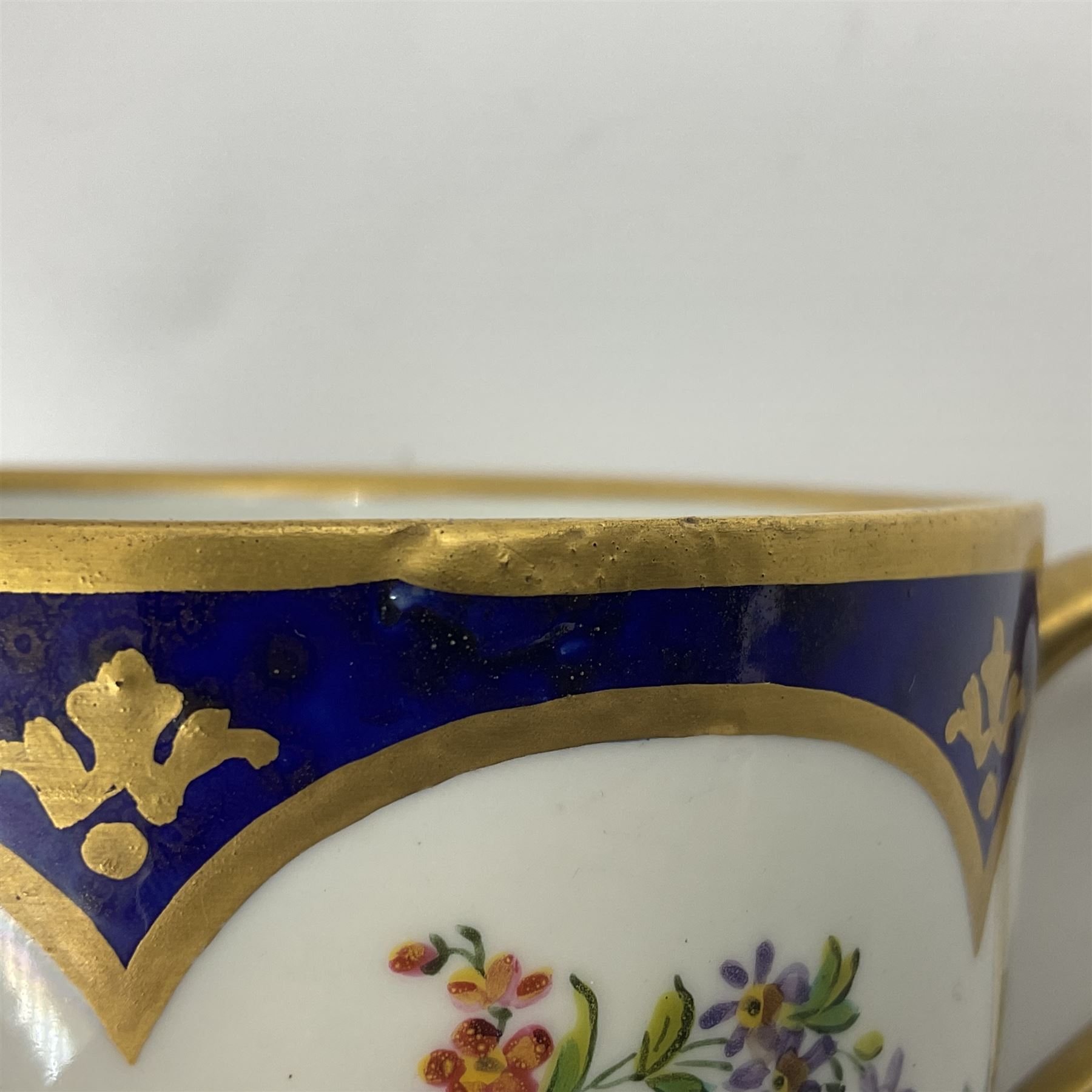 19th Sevres style porcelain cup and saucer - Image 11 of 32