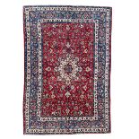 Persian red ground rug