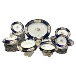 Late Victorian part dinner service