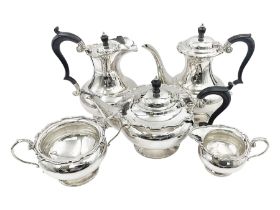 1920s five-piece silver tea service