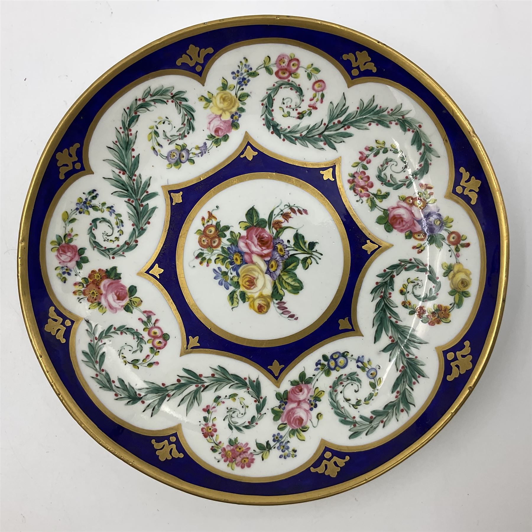 19th Sevres style porcelain cup and saucer - Image 9 of 32