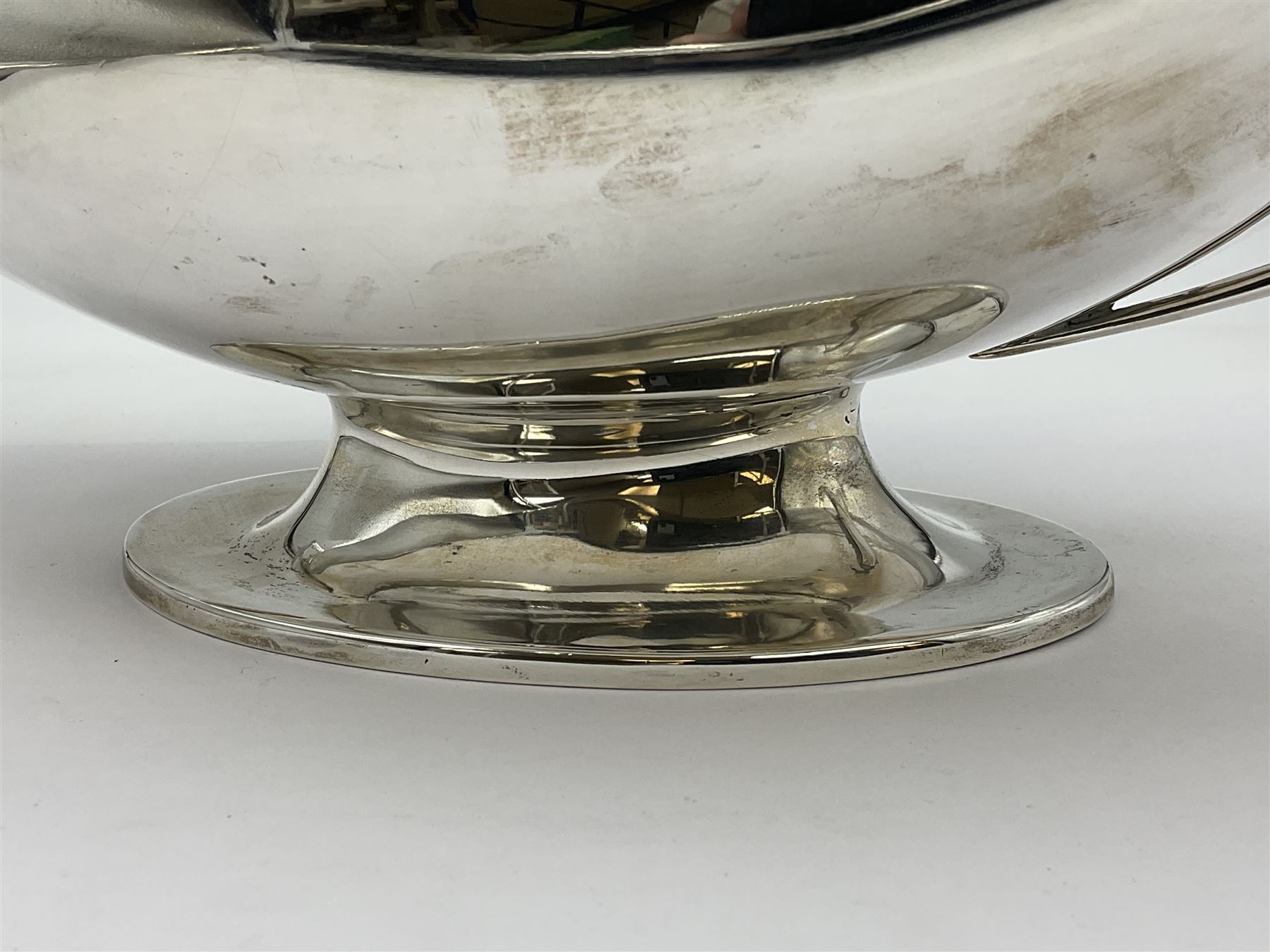 1920s silver twin-handled pedestal bowl - Image 12 of 14