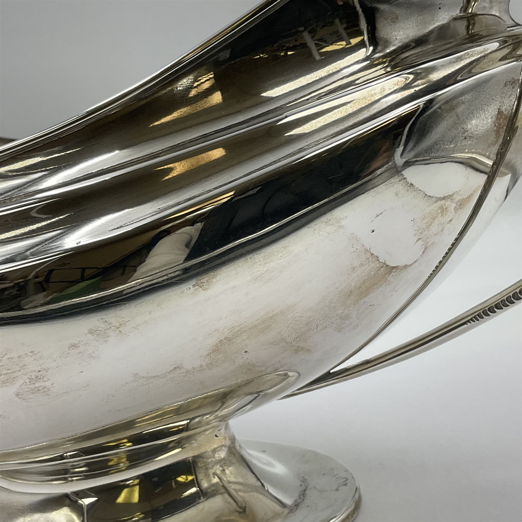1920s silver twin-handled pedestal bowl - Image 11 of 14