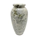 White marble vase