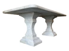 Classical Grecian design Carrera marble centre table