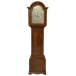 Robert Dalgliesh of Falkirk - Early 19th century 8-day mahogany longcase clock with a break arch ped