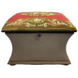 19th century upholstered ottoman