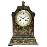 Henry Marc - early 19th century tortoiseshell and brass inlaid mantel clock c1820