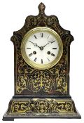 Henry Marc - early 19th century tortoiseshell and brass inlaid mantel clock c1820