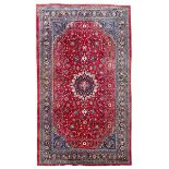 Persian Mahal crimson ground carpet