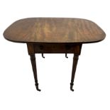 George III mahogany Pembroke table