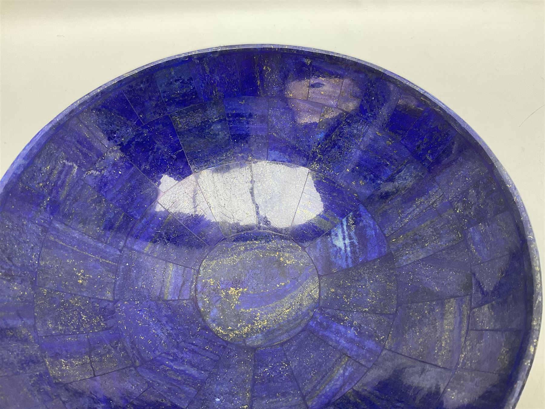 Lapis lazuli mosaic bowl - Image 6 of 7