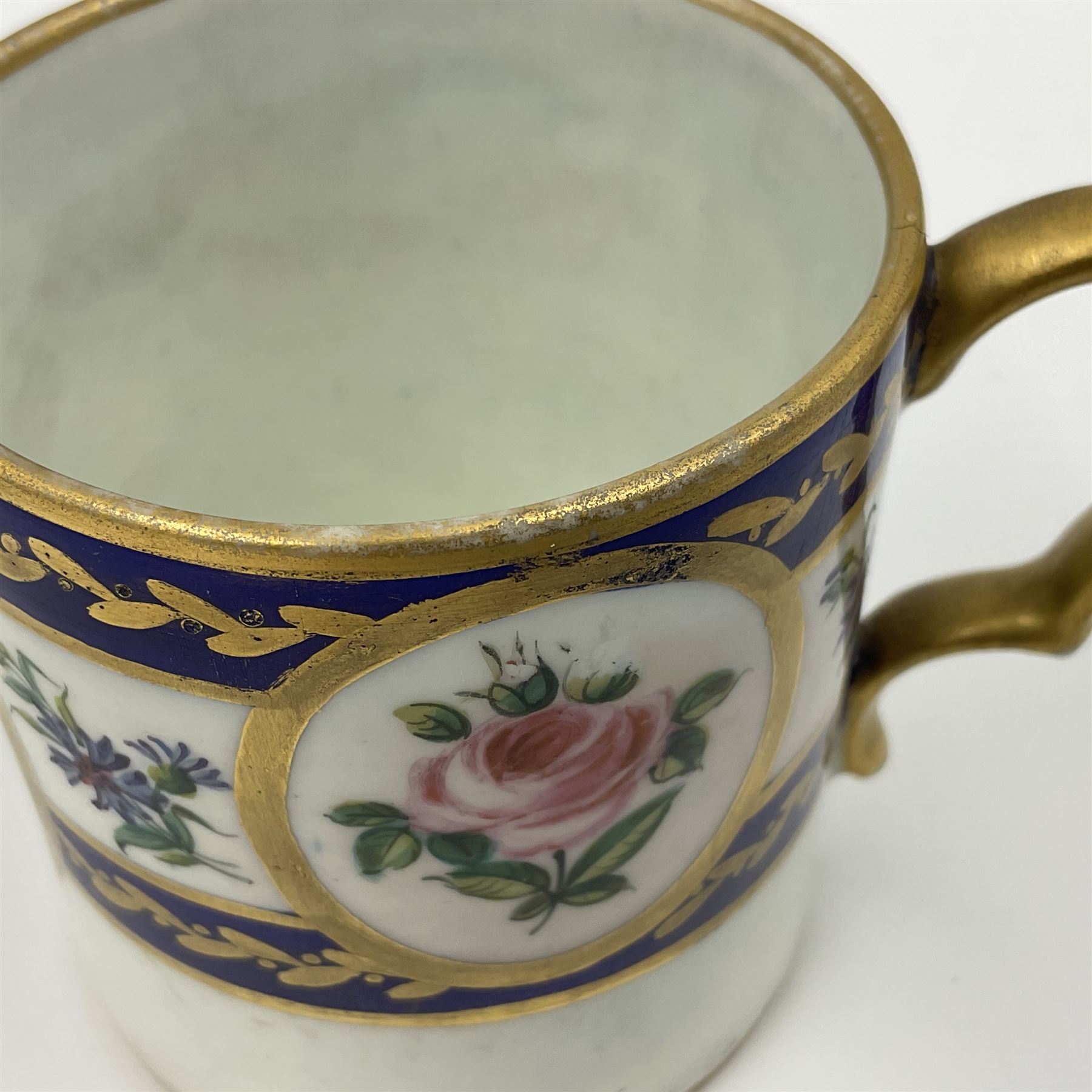 19th Sevres style porcelain cup and saucer - Image 27 of 32