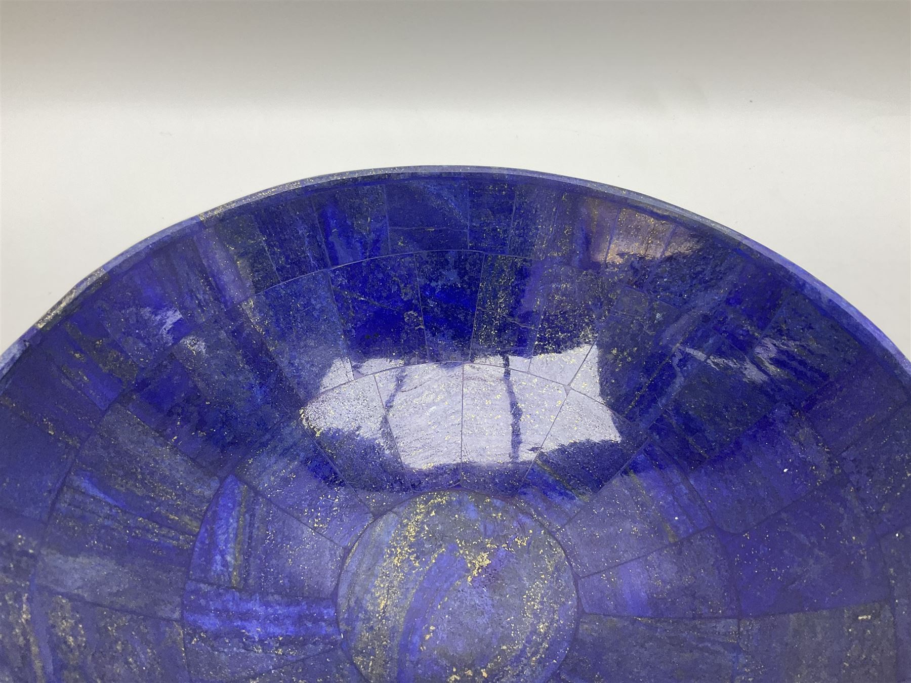 Lapis lazuli mosaic bowl - Image 4 of 7