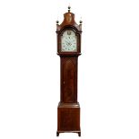 Denton & Fox of Hull - Early 19th century mahogany 8-day longcase clock c1802