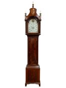 Denton & Fox of Hull - Early 19th century mahogany 8-day longcase clock c1802