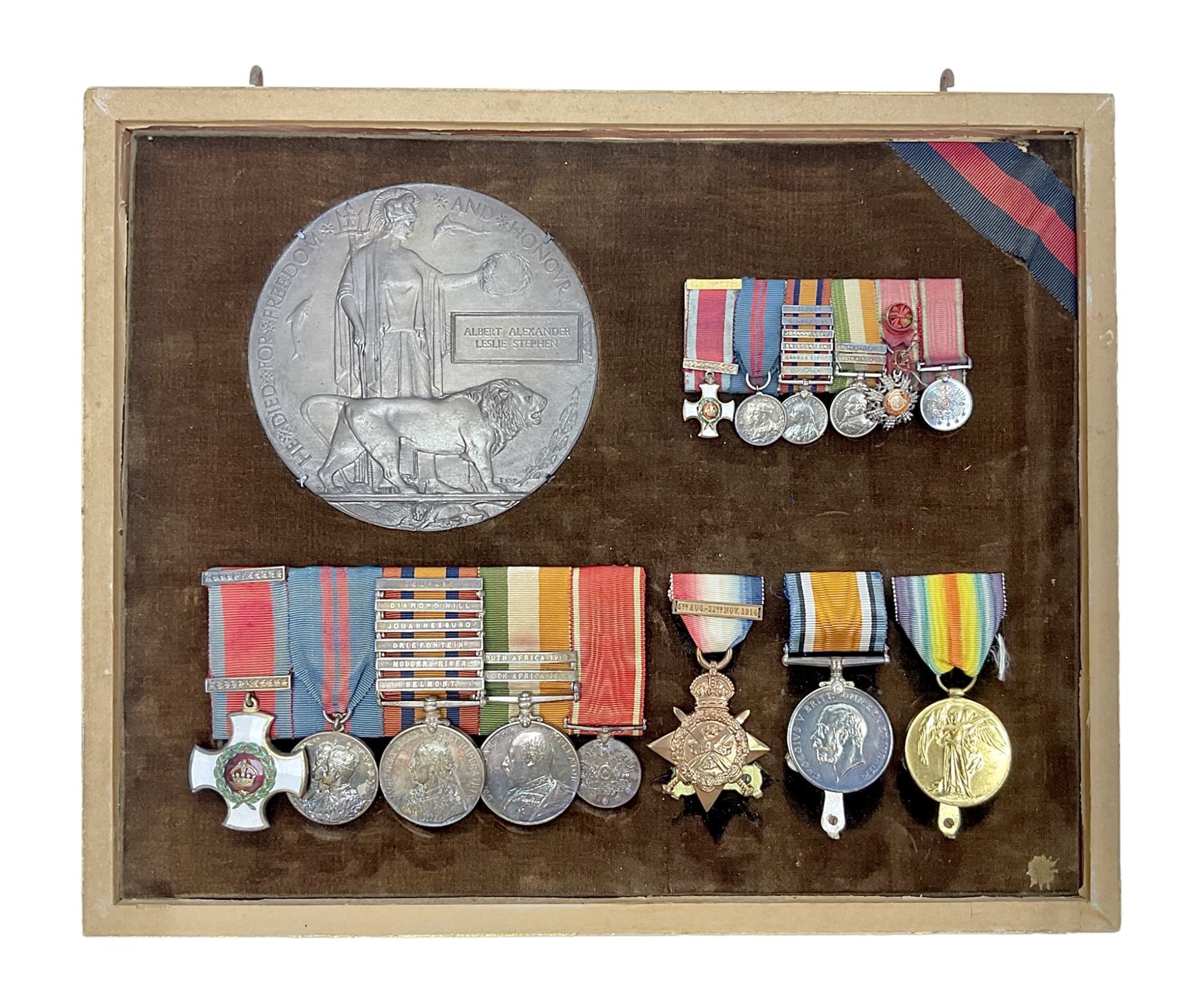 KIA (Ypres) DSO group of eight Boer War/WW1 medals comprising Victorian DSO - Image 2 of 21