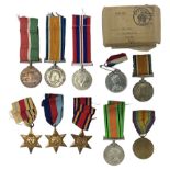 WW1 pair of medals comprising British war medal and Victory Medal awarded to 19774 Pte. G. Headlam S