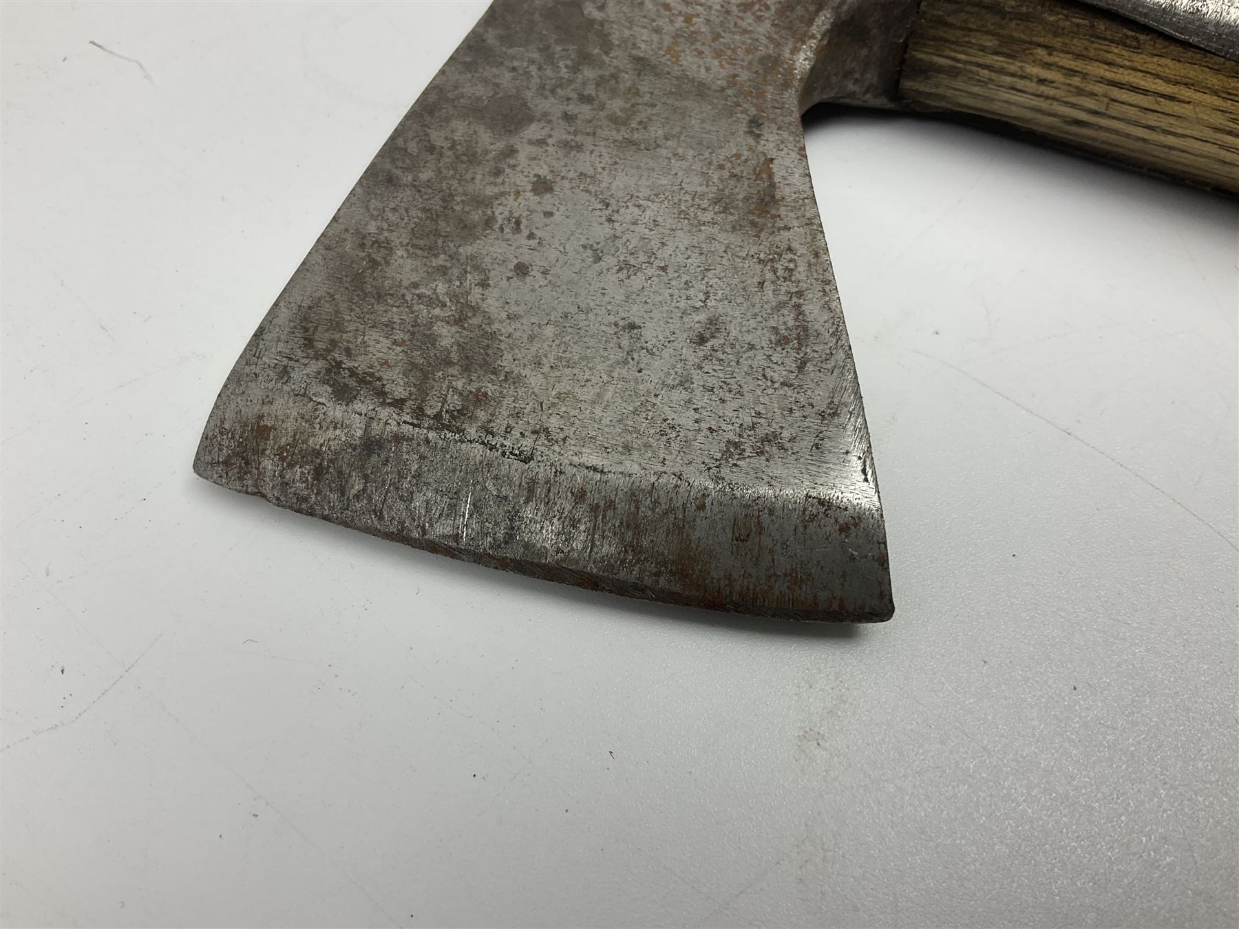 Post-War military type fireman's axe impressed 'PERKS 1953/54' with additional indistinct mark proba - Image 10 of 19