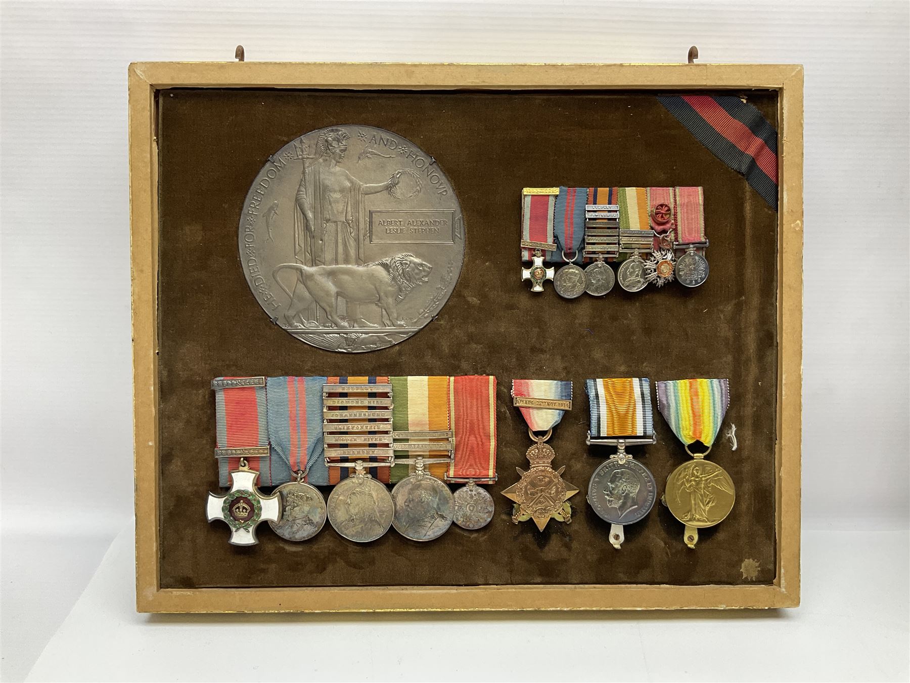 KIA (Ypres) DSO group of eight Boer War/WW1 medals comprising Victorian DSO - Image 3 of 21