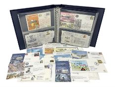 First Day Covers - approx. one hundred flying related and other military FDCs 1970s-2000s