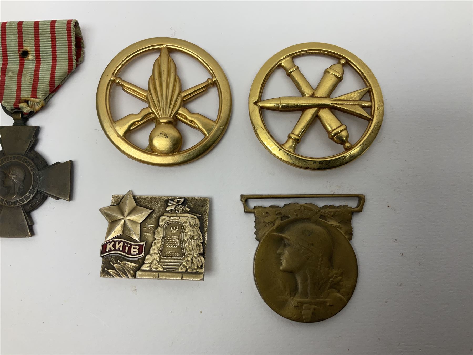 Five WW1 French medals comprising Medaille Militaire Gallantry Award - Image 4 of 15