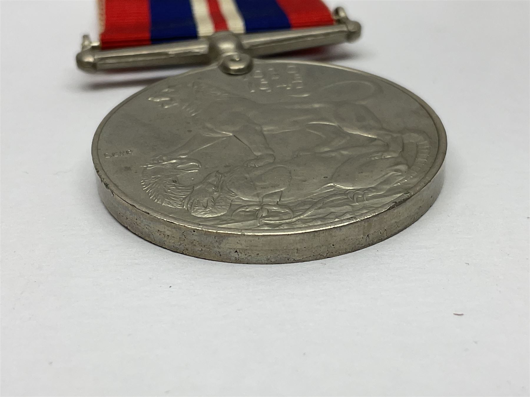 WW1 group of three medals comprising British War Medal - Image 4 of 14