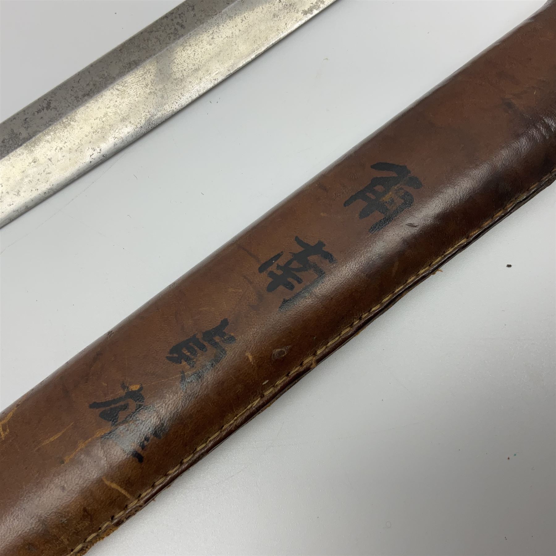 WW2 Japanese Army officer's shin gunto/katana sword with 67cm steel single edged blade - Image 20 of 22