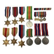 Ten WW2 medals comprising two 1939-1945 war medals