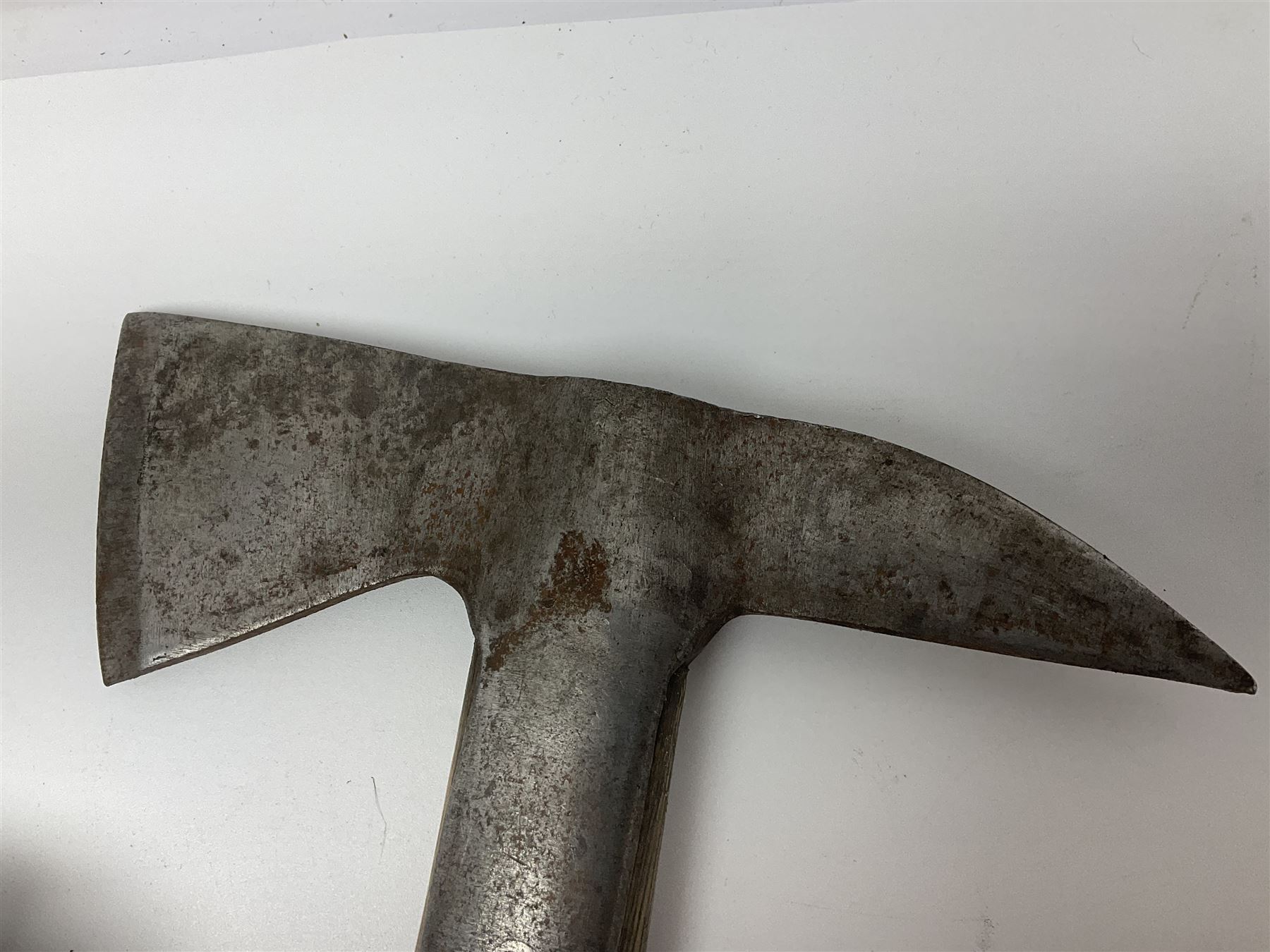 Post-War military type fireman's axe impressed 'PERKS 1953/54' with additional indistinct mark proba - Image 7 of 19