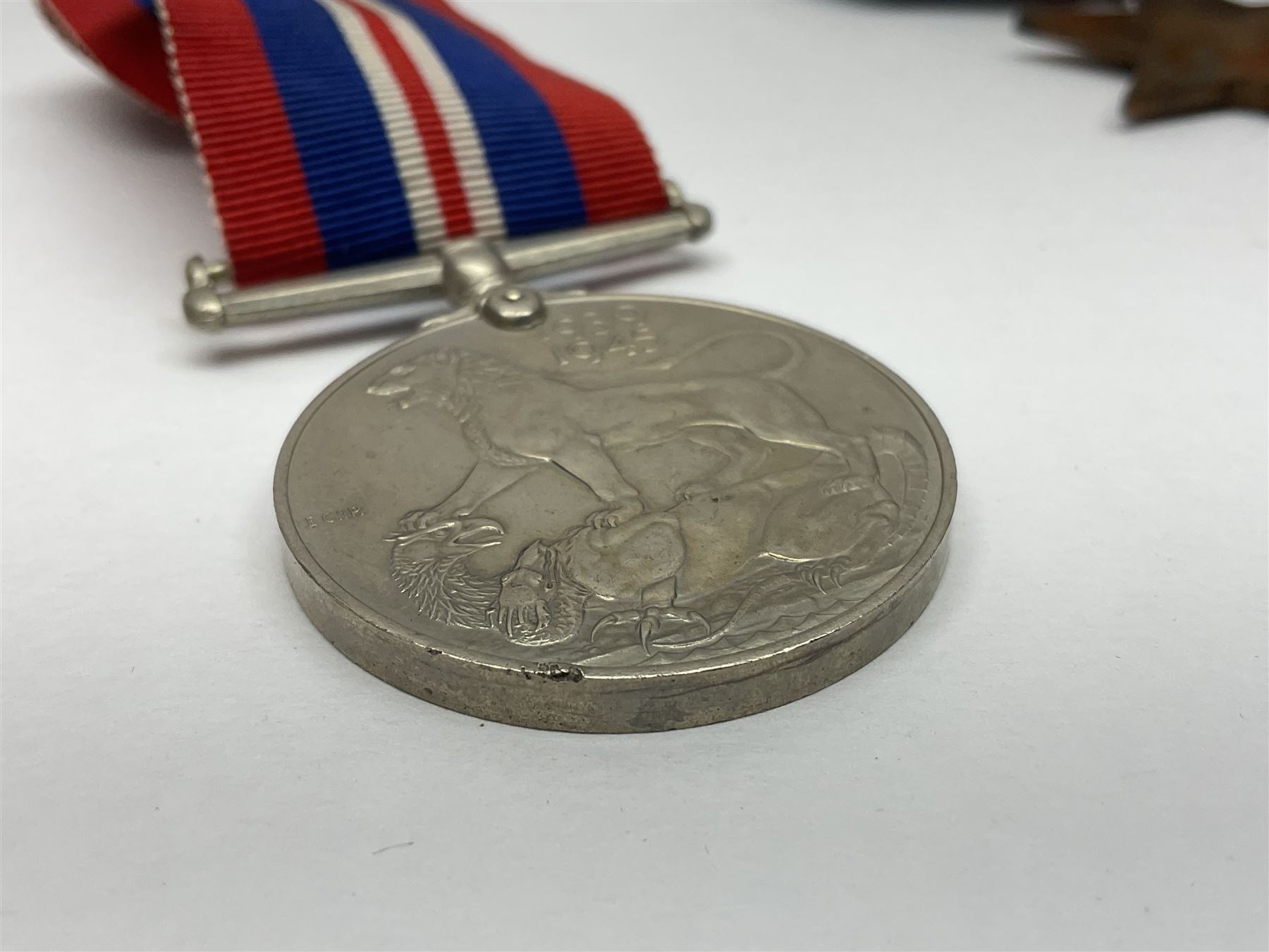 WW2 group of three medals comprising 1939-1945 War Medal - Image 6 of 15