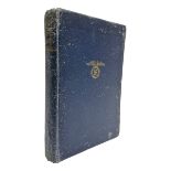 Hitler Adolf: Mein Kampf. Unexpurgated edition. Two volumes in one. 1942. English text. Blue cloth/g