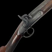 19th century single barrel percussion shotgun