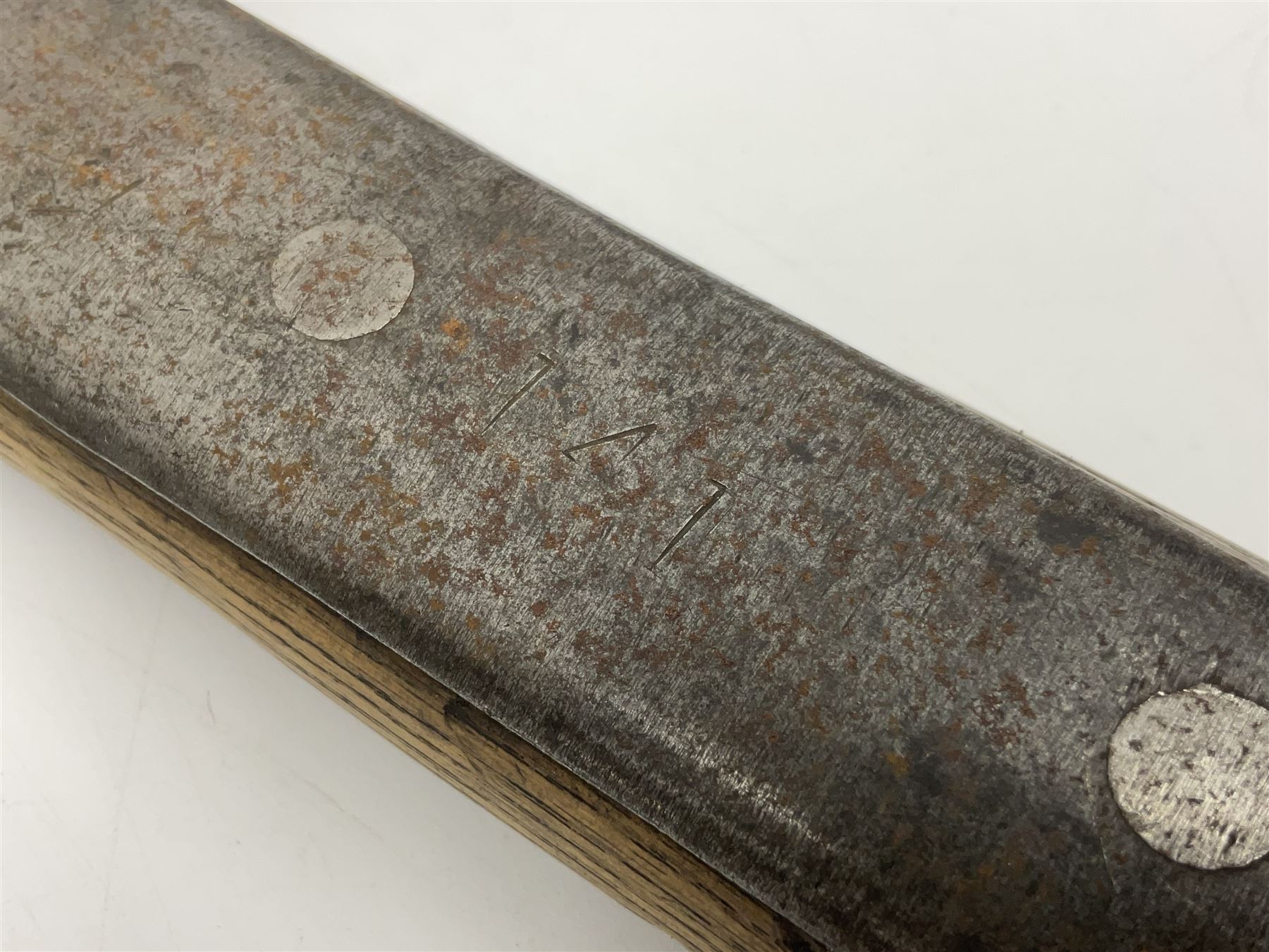 Post-War military type fireman's axe impressed 'PERKS 1953/54' with additional indistinct mark proba - Image 9 of 19