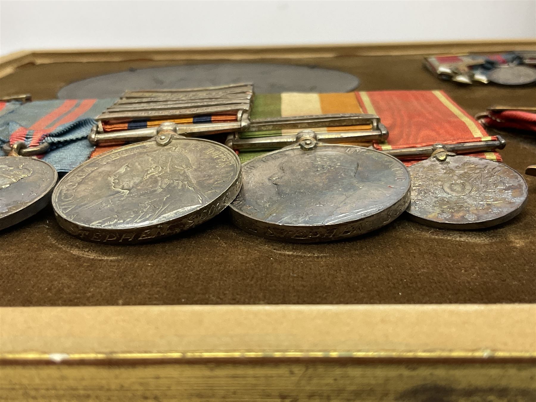 KIA (Ypres) DSO group of eight Boer War/WW1 medals comprising Victorian DSO - Image 10 of 21